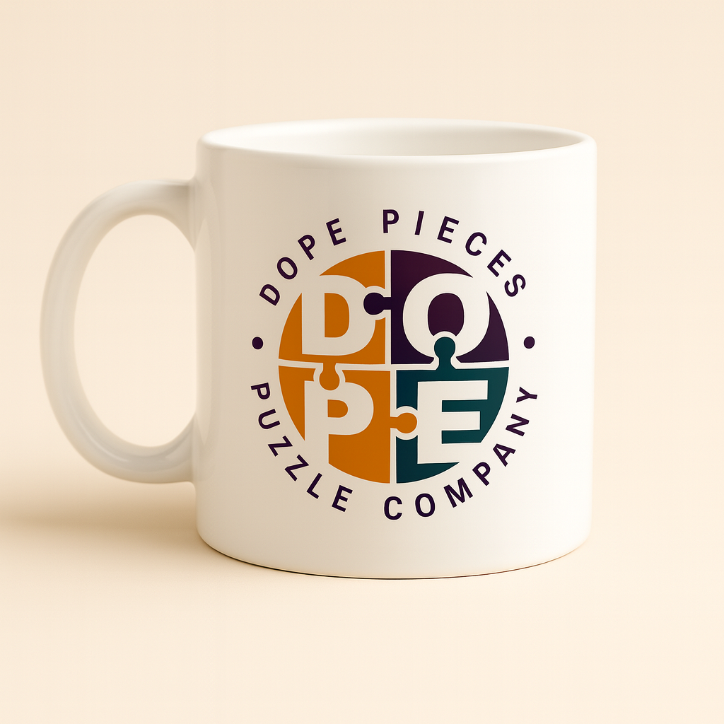Dope Mugs: Dope Pieces Puzzle Company Logo